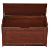 VEVOR Wooden Toy Chest for Kids, Toddler Toy Storage Box with Flip-Top Lid and Safety Hinge, 32.68 x 17.91 x 24.02" Large Kids Storage Bench for Playroom, Bedroom, Living Room or Entryway, Cherry