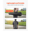 VEVOR 4/4 Full Size Violin Case, Built-in Hygrometer, Lightweight Portable Travel Carrying Bag, with Plush Lining, Dual Shoulder Straps, Anti-Scratch, Professional Triangular Shape, for Violin, Black