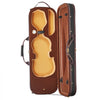 VEVOR 4/4 Full Size Violin Case, Built-in Hygrometer, Lightweight Portable Travel Carrying Bag, with Plush Lining, Shoulder Straps, Anti-Scratch, Professional Oblong Shape, for Violin, Black