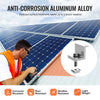 VEVOR Solar Panel Mounting Brackets, Solar Panel Mount Kit with 10 x 4" Mini Rails, 4 End Clamps and 6 Mild Clamps, Solar Panel Mount Brackets for Metal Roof, Concrete Roof, Wood Roof, Tile Roof