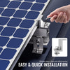VEVOR Solar Panel Mounting Brackets, Solar Panel Mount Kit with 4 x 30" Aluminum Rails, 4 End Clamps and 2 Mild Clamps, Solar Panel Mount Brackets for Metal Roof, Concrete Roof, Wood Roof, Tile Roof
