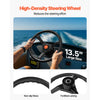 VEVOR Outboard Steering System 14\' Outboard Steering Kit 14 Feet Boat Steering Cable with 13\" Wheel Durable Marine