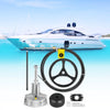 VEVOR Outboard Steering System 14\' Outboard Steering Kit 14 Feet Boat Steering Cable with 13\" Wheel Durable Marine