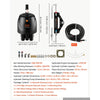 VEVOR Hydraulic Steering Kit 150HP Hydraulic Outboard Steering System 24 ft, Marine Boat Steering System, 2.5 MPa Helm Pump, Two-Way Lock Cylinder, 24 Feet High-Strength Hoses, for Single-Engine Use