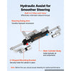 VEVOR Hydraulic Steering Kit 300HP Hydraulic Outboard Steering System 26 ft, Marine Boat Steering System, 2.5 MPa Helm Pump, Two-Way Lock Cylinder, 26 Feet High-Strength Hoses, for Single-Engine Use