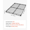 VEVOR Box Spring, Queen Size Bed Frame with Washable Fabric Cloth, Heavy Duty Metal Frame for Queen Bed, 4 in Mattress Foundation, 3500 lbs Max Weight Capacity, Easy Assembly, 79.1 L x 59.4 W x 4 H in