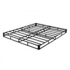 VEVOR Box Spring, Queen Size Bed Frame with Washable Fabric Cloth, Heavy Duty Metal Frame for Queen Bed, 5.1 in Mattress Foundation, 3500 lbs Max Weight Capacity, Easy Assembly, 79.1 x 59.6 x 5.1 in