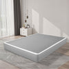 VEVOR Box Spring, Queen Size Bed Frame with Washable Fabric Cloth, Heavy Duty Metal Frame for Queen Bed, 9.1 in Mattress Foundation, 3500 lbs Max Weight Capacity, Easy Assembly, 79.1 x 59.6 x 9.1 in