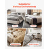 VEVOR Box Spring, King Size Bed Frame with Washable Fabric Cloth, Heavy Duty Metal Frame for King Bed, 9.1 in Mattress Foundation, 3500 lbs Max Weight Capacity, Easy Assembly, 79.1 x 75.8 x 9.1 in
