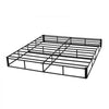 VEVOR Box Spring, King Size Bed Frame with Washable Fabric Cloth, Heavy Duty Metal Frame for King Bed, 9.1 in Mattress Foundation, 3500 lbs Max Weight Capacity, Easy Assembly, 79.1 x 75.8 x 9.1 in