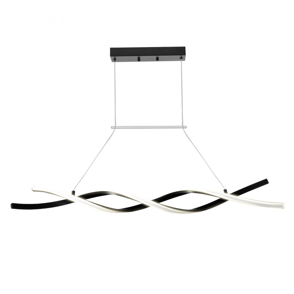 VEVOR Modern Chandelier Light Fixtures, 24W, Dimmable LED Pendant Light with Silicone Lampshade, 3000K / 4000K / 6500K Color Temperature Adjustable Ceiling Lamp, for Kitchen, Dining Room