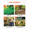 VEVOR Electric Fence Netting, 48" H x 100' L, PE Net Fencing Kit with Posts & Double-Spiked Stakes, Utility Portable Mesh for Chickens, Ducks, Geese, Rabbits, Used in Backyards, Farms, and Ranches