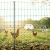 VEVOR Electric Fence Netting, 48" H x 100' L, PE Net Fencing Kit with Posts & Double-Spiked Stakes, Utility Portable Mesh for Chickens, Ducks, Geese, Rabbits, Used in Backyards, Farms, and Ranches