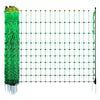 VEVOR Electric Fence Netting, 48" H x 100' L, PE Net Fencing Kit with Posts & Double-Spiked Stakes, Utility Portable Mesh for Chickens, Ducks, Geese, Rabbits, Used in Backyards, Farms, and Ranches