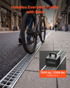 VEVOR Trench Drain, 43.3 x 5.8 x 5.5 in, Linear Drainage Channel with Carbon Steel Grate, 304 Stainless Steel Channel Drain, Premium Outdoor Drainage System for Driveway, Patio, Pool, Garden, Silver