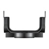 VEVOR Trench Drain, 20.1 x 5.5 x 3.5 in, 12 Pack Linear Drainage Channel, HDPE Channel Drain with Grates & End Caps, Premium Outdoor Drainage System for Driveway, Patio, Pool, Garden, Yard, Black