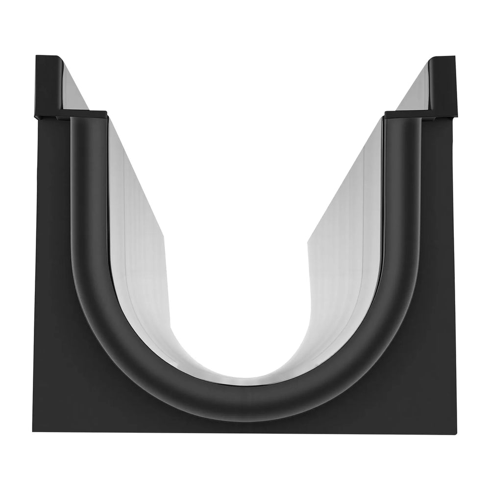VEVOR Trench Drain, 40.2 x 6.6 x 5.5 in, 6 Pack Linear Drainage Channel, HDPE Channel Drain with Grates & End Caps, Premium Outdoor Drainage System for Driveway, Patio, Pool, Garden, Yard, Black