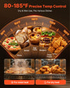 VEVOR Electric Hot Box Food Warmer, 4-Tier Commercial Warming Cabinet with Water Tray, Single-Door and Adjustable Shelves, Stainless Steel Food Warmer Cabinet, for Restaurant, Kitchen, Pizza, Chicken