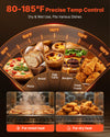 VEVOR Electric Hot Box Food Warmer, 5-Tier Commercial Warming Cabinet with Water Tray, Glass Door and Adjustable Shelves, Stainless Steel Food Warmer Cabinet, for Restaurant, Kitchen, Pizza, Chicken