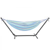 VEVOR Portable Hammock Stand, 450lbs Capacity Steel Hammock Stand for 2 Person, Heavy Duty Adjustable Hooks Hammock Frame Fits 9.5-12.6 ft Hammocks, Space Saving with Carrying Bag for Outdoor or Indoor