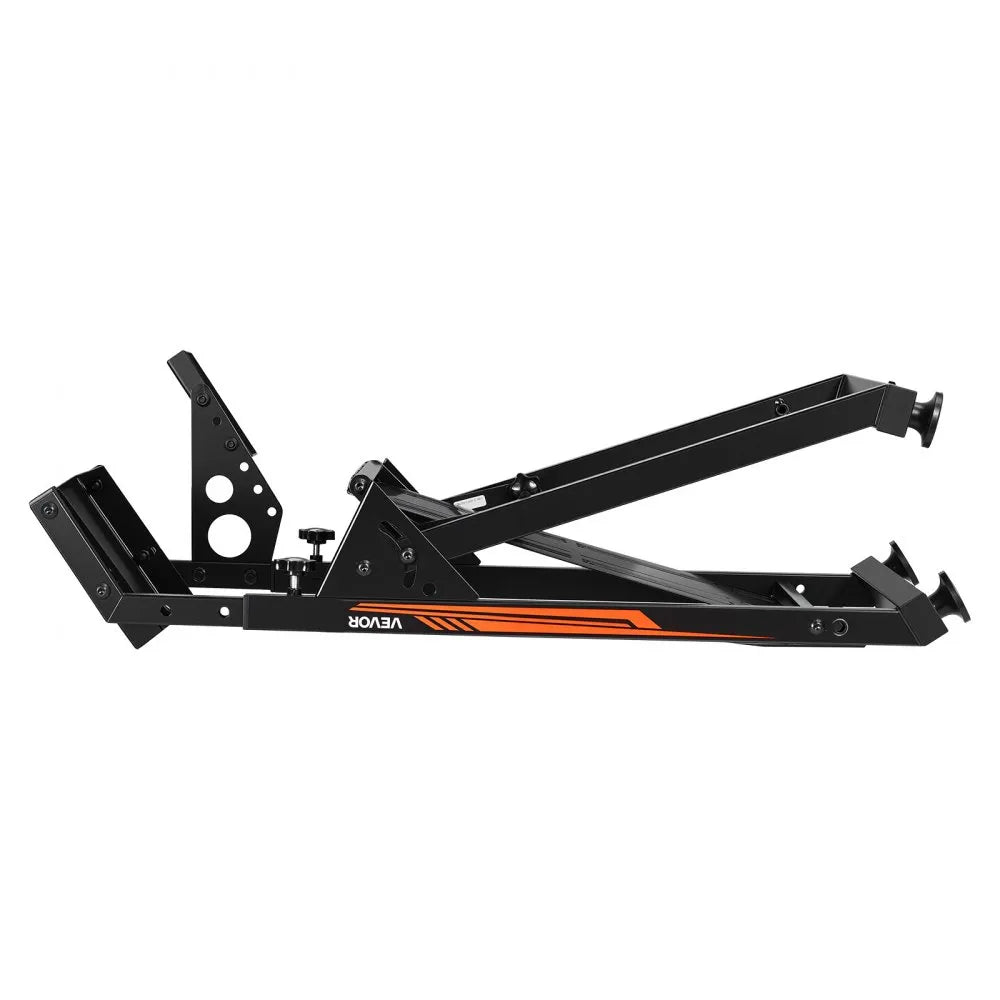 VEVOR Racing Wheel Stand, Adjustable & Foldable Simulator Stand for Logitech G923 G920 G29 G27, Thrustmaster T300RS TX F458 T500RS T3PA-PRO(F1/GT) Gaming Cockpit,Pedals Simulator NOT Included,Compact