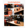 VEVOR Drill Bits Sharpener MR-13B+, 3-15mm Drill Bit Grinder Sharpener with Adjustable Lip Relief Angle & 95°-135° Point Angle, 5800RPM High Speed Re-Sharpener with 13 Collets, CBN & SDC Wheels