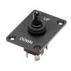 VEVOR Toggle Switch, 6 Pin Momentary Polarity Reversing Toggle Switch (ON)-Off-(ON) DC 12V/30A AC 250V/15A - with Up Down Mounting Panel & Waterproof Boot Cap for Auto Car Marine Boat