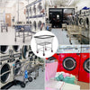 VEVOR Wire Laundry Cart, 2.8Bushel Wire Laundry Basket with Wheels, 26.7''x21.7''x26.4'' Commercial Wire Laundry Basket Cart, Steel Frame with Chrome Finish, 4" Casters, Wire Basket Cart for Laundry