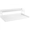VEVOR Washer Dryer Countertop with 2-Tier Shelf, 54" x 27" Wooden Washer and Dryer Countertop with Anti-Slip Pads, Water-Resistant Laundry Topper Cover for Laundry Room Organization and Storage, White