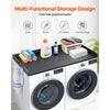 VEVOR Washer Dryer Countertop, 54" x 27" Wooden Washer and Dryer Countertop, Water-Resistant Laundry Machine Topper Cover with Anti-Slip Pads, for Laundry Room Organization and Storage, Black