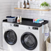 VEVOR Washer Dryer Countertop, 54" x 27" Wooden Washer and Dryer Countertop, Water-Resistant Laundry Machine Topper Cover with Anti-Slip Pads, for Laundry Room Organization and Storage, Black