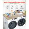 VEVOR Washer Dryer Countertop, 54" x 27" Wooden Washer and Dryer Countertop, Water-Resistant Laundry Machine Topper Cover with Anti-Slip Pads, for Laundry Room Organization and Storage, Oak