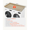 VEVOR Washer Dryer Countertop, 54" x 27" Wooden Washer and Dryer Countertop, Water-Resistant Laundry Machine Topper Cover with Anti-Slip Pads, for Laundry Room Organization and Storage, Oak