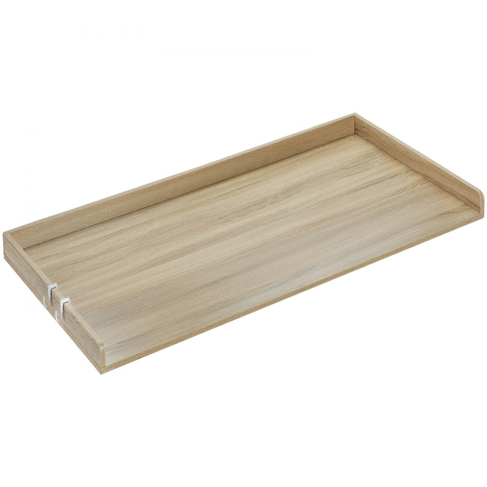 VEVOR Washer Dryer Countertop, 54" x 27" Wooden Washer and Dryer Countertop, Water-Resistant Laundry Machine Topper Cover with Anti-Slip Pads, for Laundry Room Organization and Storage, Oak