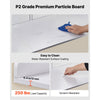 VEVOR Washer Dryer Countertop with Shelf, 54 x 27.5 in Wooden Washer and Dryer Topper with 2 Drawers & 2 Hooks, Laundry Machine Topper for Laundry Closet Pantry Counter Organization and Storage, White