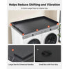 VEVOR Washer Dryer Countertop, 54 x 27.5 in Marble Washer and Dryer Topper with Edge & 2 Hooks, Water-Resistant Laundry Machine Topper for Laundry Closet Pantry Counter Organization and Storage, Black