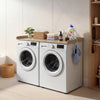 VEVOR Washer Dryer Countertop, 54 x 27.5 in Wooden Washer and Dryer Topper with Edge & 2 Hooks, Water-Resistant Laundry Machine Topper for Laundry Closet Pantry Counter Organization and Storage, Oak