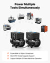 Power multiple tools simultaneously - expandable to higher horsepower