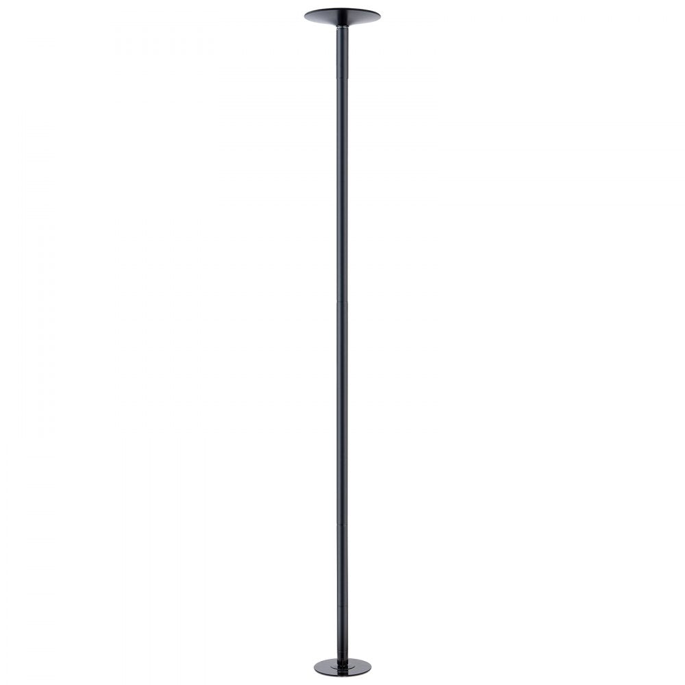 VEVOR Professional Dance Pole, Portable Dancing Poles, 83-110 in, Black, Removable Exercise Dancing Poles for Fitness, Adjustable Height, 45 mm Heavy-Duty Steel, Spinning & Static, 440 lb Capacity