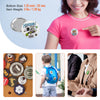 VEVOR 500 Sets 1.25 inch 32mm Pin Back Button Parts, DIY Round Button Badge Parts, Set Includes Metal Top, Plastic/Metal Button, Clear Film, and Blank Paper For Gifts Presents, Machine NOT Included