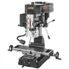 VEVOR 15.875-Inch Mill Drill Machine, 2 HP, Benchtop Milling Drill Press, 150-2560 RPM Adjustable Speed, with Rotating Vise, Laser and Work Light, Milling Drilling Machine, for Woodworking Light Metal