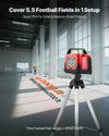 VEVOR rotary laser level 2000 ft working distance demonstration