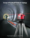 VEVOR rotary laser level - long working range up to 1650 ft with receiver