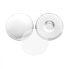 VEVOR Button Maker Supplies 50 Sets 0.98 in / 25 mm Refrigerator Magnets, Button Parts with Magnetic Backs, Metal Shells, Clear Mylar Films, and Blank Circle Papers, for Home DIY and Kitchen Decor