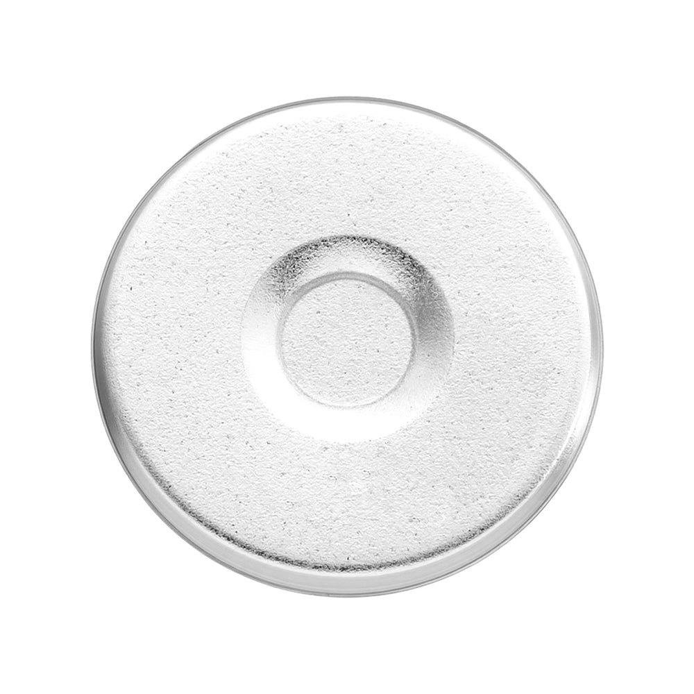 VEVOR Button Maker Supplies 50 Sets 0.98 in / 25 mm Refrigerator Magnets, Button Parts with Magnetic Backs, Metal Shells, Clear Mylar Films, and Blank Circle Papers, for Home DIY and Kitchen Decor