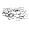 VEVOR Button Maker Supplies 200 Sets 2.28 in / 58 mm Pin Back Button Parts, with Metal Backs, Metal Shells, Clear Mylar Films, and Blank Circle Papers, for Home DIY, School Events, and Custom Studio