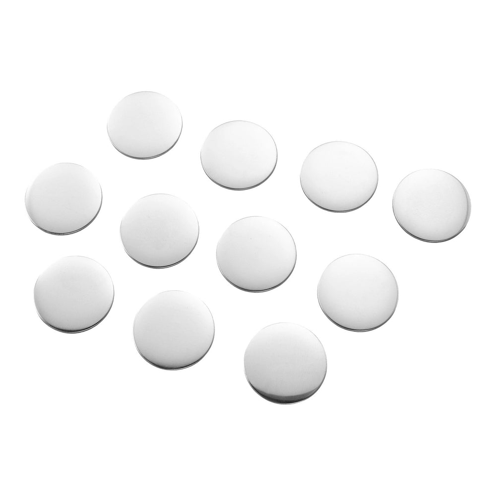 VEVOR Button Maker Supplies 50 Sets 2.28 in / 58 mm Magnet Button Parts, with Magnetic and Bottle Opener Backs, Metal Shells, Clear Mylar Films, and Blank Circle Papers, for Home DIY, Kitchen Decor