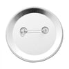 VEVOR Button Maker Supplies 100 Sets 2.95 in / 75 mm Pin Back Button Parts, with Metal Backs, Metal Shells, Clear Mylar Films, and Blank Circle Papers, for Home DIY, School Events, and Custom Studio