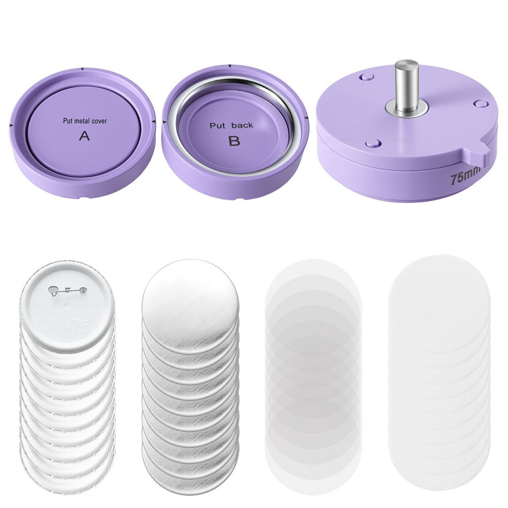 Vevor Button Maker Mold Interchangeable 2.95