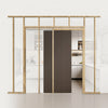 VEVOR Pocket Door Frame Kit, for 24-36 in Wide 80 in High Door, Pocket Door Kit with Two-Way Soft Close Mechanism, Slide Smoothly Quietly, Easy to Install, Wood and Galvanized Steel, for Living Room